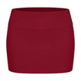 thumbnail image 6 of Kilaqueen Women's High Waisted Mini Skirt, Solid Bodycon Stretch Short Skirt for Going Out, Parties, Date Night, Clubwear and Casual Summer Outfits, 6 of 6