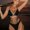 Black, variant on Top-kevin Two Piece Women's Triangle Bikini Sets Sexy Halter String Swimsuits Tie Lace Trim Bathing Suit Trendy Beach Swimwear