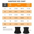 thumbnail image 6 of MANIFIQUE Sweat Waist Trainer Belt for Women Waist Cincher Trimmer Ab Belt Tummy Control Body Shaper with Zipper, 6 of 6