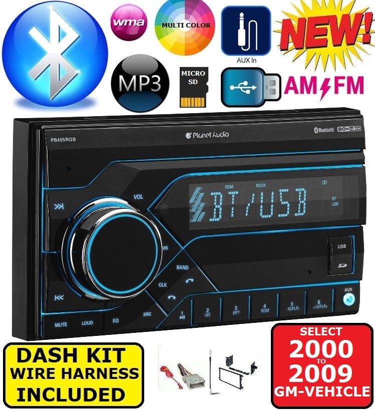 Kenwood Car Radio Bluetooth Dash Kit Harness For 04-10 Chrysler Dodge Jeep