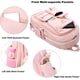 thumbnail image 4 of Mochilas para computadora portátil Mochila escolar de 15,6 pulgadas Mochila universitaria Mochila de viaje antirrobo Mochilas grandes para adolescentes Niñas Mujeres Estudiantes (Rosa) ER, 4 of 6