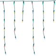 thumbnail image 2 of Novelty Lights LED Icicle Lights Multicolor, 15 Feet 150 LED M5 Bulbs on 30 Drops with 6 Inch Spacing, 12-32" Drops, Commercial Grade Green Wire, Flicker Free and Energy Efficient, Connectable, 2 of 7