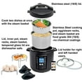 thumbnail image 5 of Yedi 9-in-1 Total Package Instant Programmable Pressure Cooker, Deluxe Accessory kit, Recipes, Pressure Cook, Slow Cook, Rice Cooker, Yogurt Maker, Egg Cook, Saut, Steamer, (Black), 5 of 6