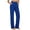 Blue, variant on Dress Pants for Women Uniform Pants for Working Business Office Soft Comfy Straight Leg Slack Trousers with Pockets Khaki M