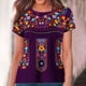 thumbnail image 2 of Estilo Étnico de Verano Superior de las Mujeres Impreso Cuello Redondo Manga Corta Superior, Tops Cortos para las Mujeres, 2 of 9