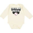 thumbnail image 3 of Inktastic Cleveland Rocks with Baseball Boys or Girls Long Sleeve Baby Bodysuit, 3 of 5