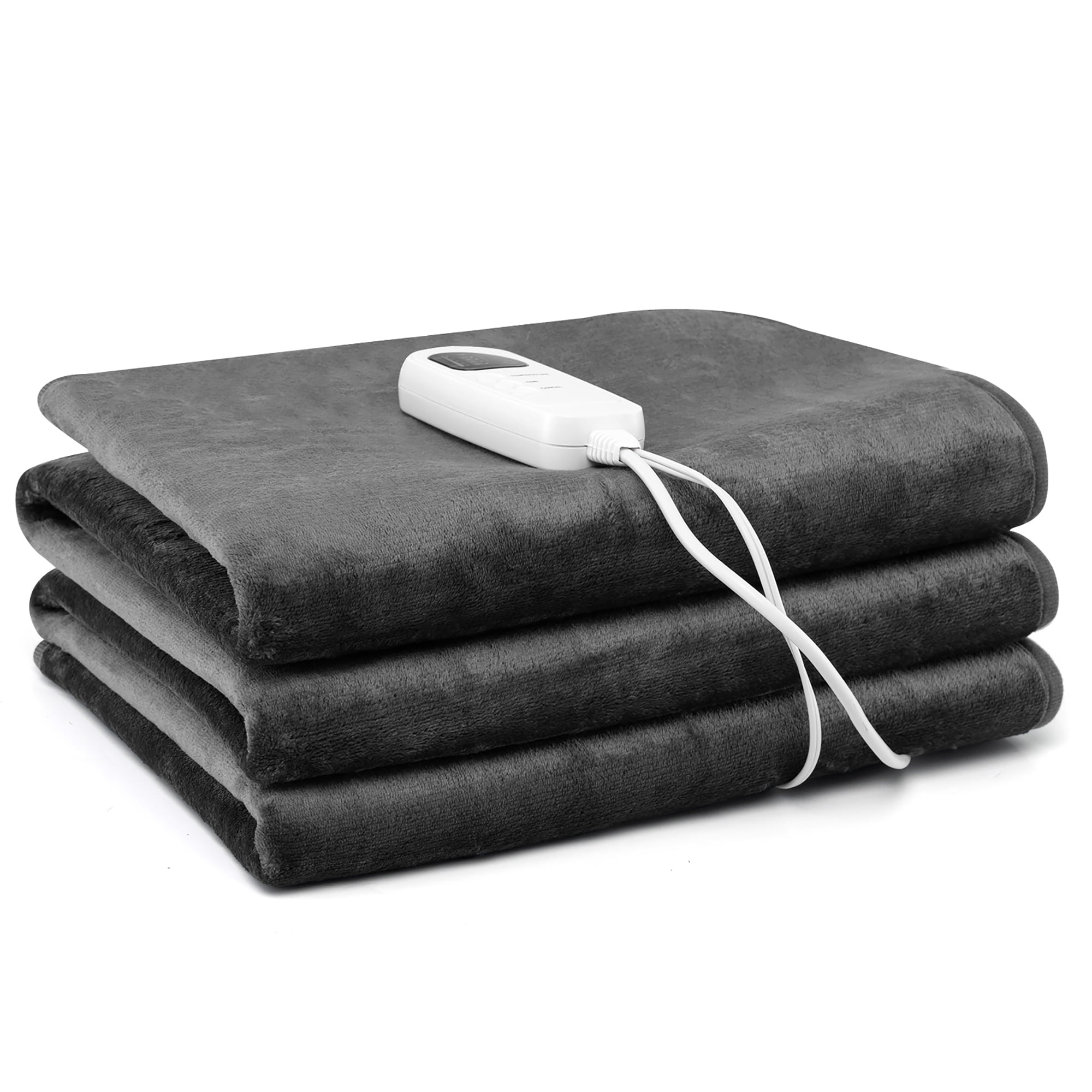 Costway 71 x 30 Heated Mattress Pad Twin Massage Table Warmer w 5 Heat Settings Walmart