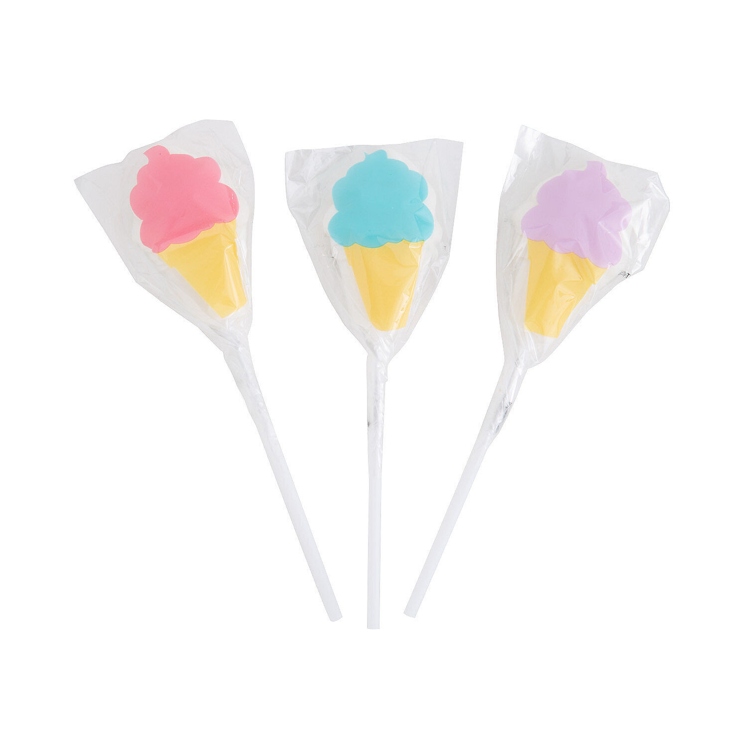 Ice Cream Lollipops , Birthday, Candy, 12 Pieces