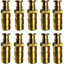 Axe Pool Cover Anchors Concrete and Pavers Deck - Universal Size Fits 3/4" Hole - Best for Pool Safety Cover Installation - Durable Brass Pool Cover Anchors and Head Screw Bolts (10)