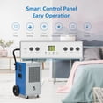 thumbnail image 5 of 140 Pints Portable Commercial Dehumidifier with Drain Hose and Washable Filter, Industrial Dehumidifier with Handle & Wheels, 5 of 7