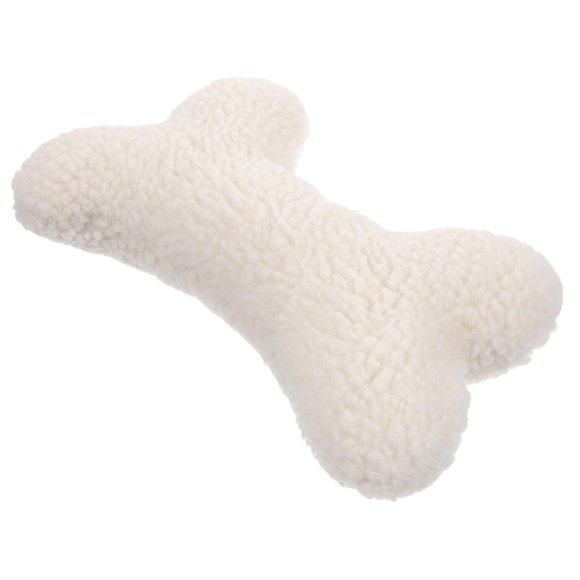 SUPVOX Dog Chew Toy Bones Wool Velvet Dog Toy Plush Dog Toy Puppy Chew Bones Dog Toys Travel Dog Playing Sherpa Washable Dog Chew Toy Pet Squeaky Toy