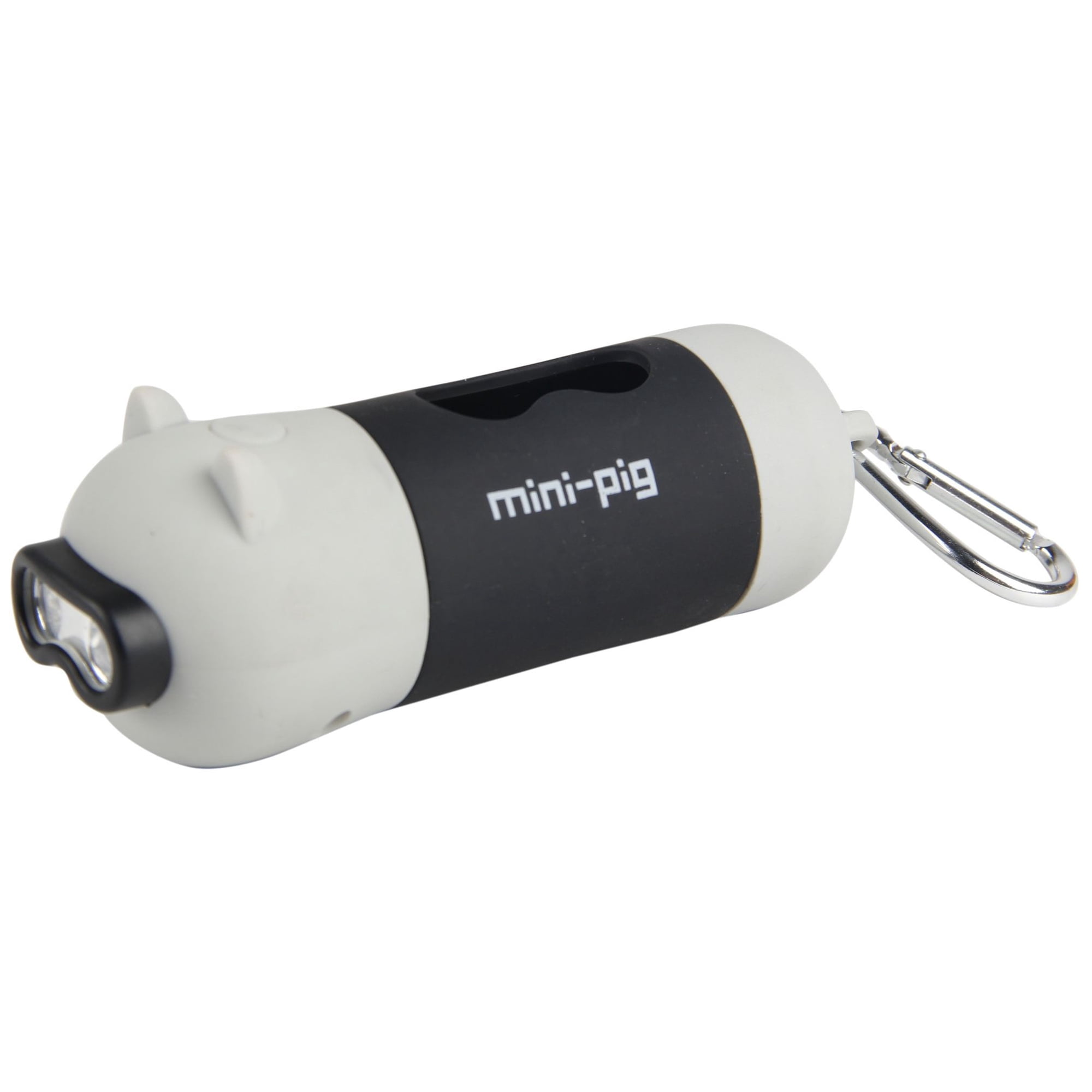 Pet Life ® Oink LED Flashlight and Waste Bag Dispenser