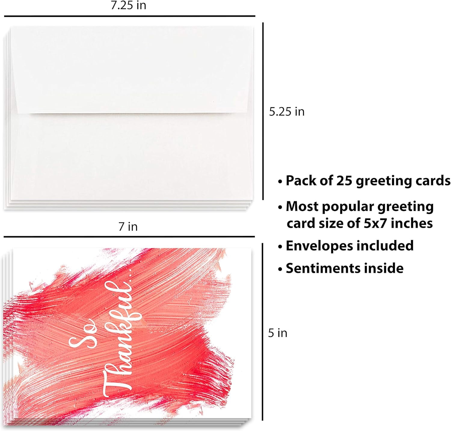 Christian Thank You Card | Christian Appreciation Card (Pack of 25)
