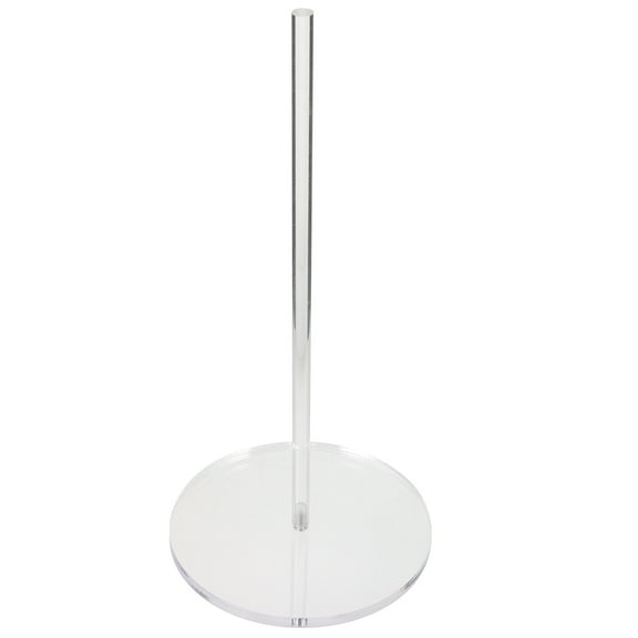 Moluckfu Kitchen Towel Holder Tissue Paper Roll Stand Transparent Acrylic 1Set