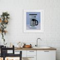 thumbnail image 3 of Stupell Industries Eclectic Disco Coffee Maker over Blue White Framed Print Under Glass, 17 x 21, by LISH Creative, 3 of 8