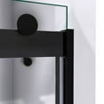 thumbnail image 4 of DreamLine Sapphire 56-60 in. W x 76 in. H Semi-Frameless Bypass Shower Door in Satin Black, 4 of 9
