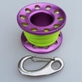 thumbnail image 2 of Alloy Scuba Diving Finger Reel Spool&Stainless Steel Snap Hook&10m Line -, 2 of 10