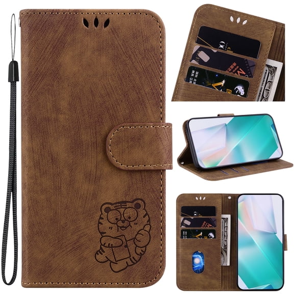 PU Leather Card Holder Wallet Case for Samsung Galaxy M15 M16 M35 M36 M55 Note 8 9 Xcover 5 7 Shockproof Protective Cover