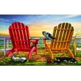 thumbnail image 2 of SUNSOUT INC - Cat Nap at the Beach - 1000 pc Jigsaw Puzzle by Artist: Celebrate Life Gallery - Finished Size 19" x 30" - MPN# 30112, 2 of 5