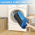 thumbnail image 4 of Cama para Perros Grande, Mediano y Chico, Camas para Perros Lavables, Cómoda y Transpirable, Cama Grande para Mascotas, Cama Ortopédica Cálida para Perros, 90 x 70 cm, (X-Large, Azul), 4 of 6