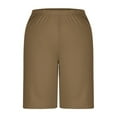 thumbnail image 3 of Summer Shorts for Women 2025, Plus Size Shorts for Women,Women’s High-Waisted Elastic Waist Shorts Comfortable Casual Fashion - Versatile Everyday Attire for and Daily Use, 3 of 6
