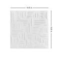 thumbnail image 2 of R60 - Country Wheat Foam Glue-up Ceiling Tile in Dove White (259.2 Sq.ft / Pack) - 96 Pieces, 2 of 4