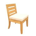 thumbnail image 2 of 7-Piece Teak Dining Set: 94" Rectangle Extendable Table + 6 Atnas Armless Chairs, 2 of 8
