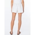 thumbnail image 5 of Celebrity Pink Women's and Women's Plus Lace Trim Tie Front Short, Sizes XS-4X, 5 of 7