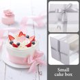 thumbnail image 3 of Raindrops 5pcs Clear Cake Carrier Cake Box Baking Packing Box Birthday Cake Box for Party, 3 of 6