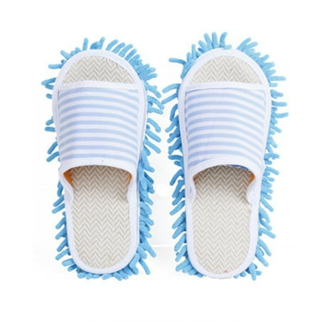 

1 Pair Multifunction Mop Slippers Shoes Fiber Dust Mop Shoes for Home Cleaning