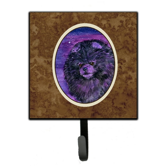 Carolines Treasures SS8501SH4 Starry Night Pomeranian Leash or Key Holder 7Hx4.25W multicolor