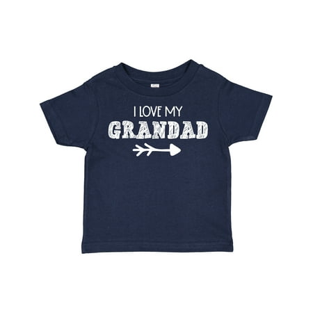 

Inktastic I Love My Grandad with Arrow Gift Toddler Boy or Toddler Girl T-Shirt