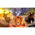 thumbnail image 2 of Cuadros Decorativos 5D diamante pintura Animal completo redondo mosaico lienzo imagen DIY decoración del hogar regalo Ndcxsfigh Nuevos Originales, 2 of 9