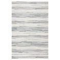 thumbnail image 5 of SAFAVIEH Rag Benton Striped Cotton Area Rug, Ivory/Grey, 8' x 8' Square, 5 of 10