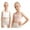 Pink+ White, variant on Girls Training Bra - Sports Bra Scoop Neck Yoga Bra for Kids Comfort Dance Crop Top with Chest Pad 5-12 Years
