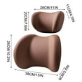 thumbnail image 5 of Car Headrest Lumbar Support Cushion - Ergonomic Car Headrest and Lumbar Support Kit - Memory Foam Neck and Back Cushion Set for Driving Comfort, 5 of 6