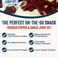 thumbnail image 2 of Jerky Seasoning and Cure Kit (Cracked Pepper & Garlic)- Award-Winning DIY Beef Making with Mix Cure- Oven, Smoker, Dehydrator- Great for Beef, Turkey, Venison, 2 of 4