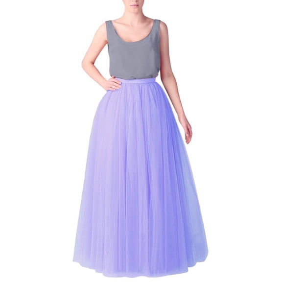 Ediodpoh Carnival Tutu Dancing Skirt Women Boneless Wedding Mesh Porcelain Color Petticoat Puffy Long Ankle Length Tutu Skirt Ballet Skirt Women K A