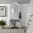 thumbnail image 1 of Liberty Furniture Magnolia Manor 2 Piece Mirror Hall Tree Storage Set - White, 1 of 3