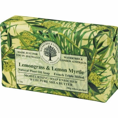 Australian Soapworks Wavertree & London 200g Soap - Lemon Myrtle & Lemongrass