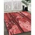 thumbnail image 3 of Ahgly Company Machine Washable Indoor Rectangle Transitional Red Area Rugs, 2' x 5', 3 of 7