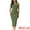 Army Green, variant on Unique Bargains Women's Sleeveless Crewneck Waist Cut Out Split Tank Ribbed Bodycon Dress S Army Green