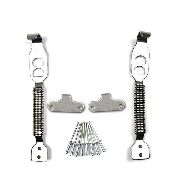 Stainless Steel Car Racing Mount Bonnet Hook Pin Lock Kit Latch Spring Fastener