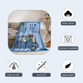 thumbnail image 4 of to My Dad Blanket Fathers Day Blanket from Daughter Son Dad Birthday Blanket Best Dad Ever I Love You Letter to Dad Blanket Soft Couch Bed Throw Blanket Twin Size 60x80, 4 of 6