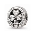thumbnail image 1 of FB Jewels Sterling Silver Reflections Three Leaf Clover Bead, 1 of 3