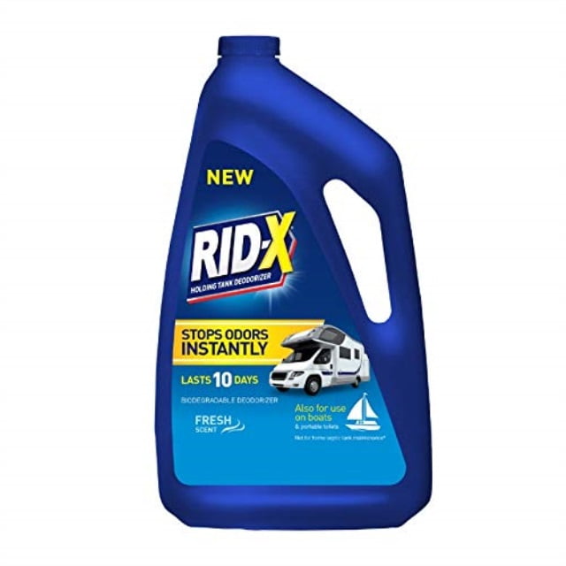 ridx rv toilet treatment liquid, 16 treatments, 48 fl oz (pack of 2