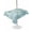 Blue/Green, variant on Outdoor Tablecloth with Umbrella Hole for Patio/Picnic/Party/Camping, Ocean Coral Waterproof Table Cloth Round Cover Washable, Summer Coastal Sea Starfish Conch Blue Green (Dia 54")