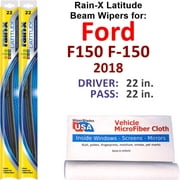 2018 Ford F150 F-150 Rain-X Latitude Beam Wiper Blades (Set of 2)