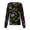 Green(Halloween Pumpkin), variant on Halloween Scrubs for Women Long Sleeve Snap Front Plus Size Medical Uniforms Funny Halloween Pumpkin Scrub Jackets Soft Comfy Nursing Jacket Green 4XL