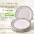 thumbnail image 4 of DISPOSABLE PLASTIC SIDE PLATES 7.5" Gold Mist 20 pc, 4 of 5